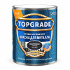 Краска для металла Topgrade молотковая черная RAL 9005 0.75 л